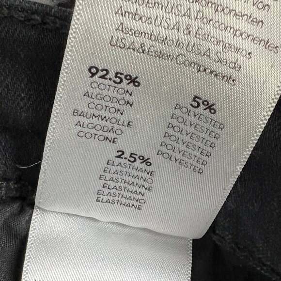 MOTHER The Hustler Ankle Fray Denim Jeans Crop Flare Boot Cut High Rise Waisted - Picture 12 of 16